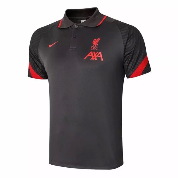 Polo Liverpool 2020/21 Negro Rojo